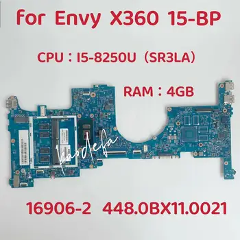 16906-2 Материнская плата для ноутбука HP Envy X360 15-BP 15M-BP Материнская плата процессора: I5-8250U SR3LA оперативной памяти: 4G 934999-601 934999-001 100% Тест В порядке