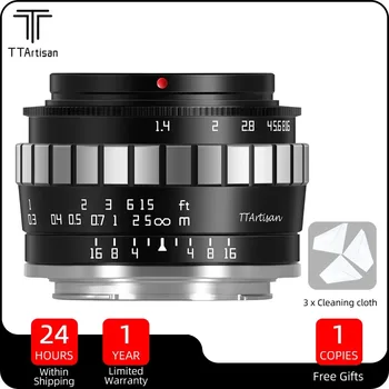 TTArtisan 23mm F1.4 Объектив Камеры с Ручной Фокусировкой с Большой Диафрагмой для Fuji X Canon EOS RF Panasonic M43 Nikon Z Sony E L Mount