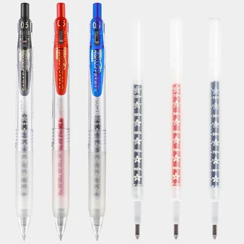Быстросохнущие гелевые ручки ZEBRA, японские канцелярские принадлежности SARASA STUDY, 0,5 мм, черные синие красные чернила для тестовой ручки для учащихся, школьные принадлежности