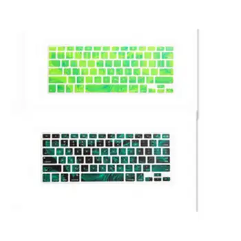 Дизайн из свежих листьев дерева, силиконовый чехол для клавиатуры ноутбука, защитная пленка для Macbook Pro Air Retina 13 15 17