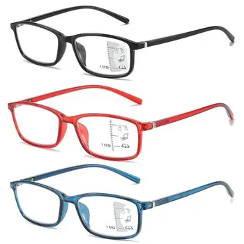 Модные Прогрессивные мультифокальные очки для чтения с защитой от синего света Компьютерные очки для защиты глаз Ультралегкие очки для мужчин и женщин