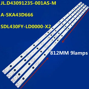 Светодиодная лента подсветки для JL.D43091235-001AS-M A-SKA43D666 43M6E 43E3000 43E3500 43X5 43E366W 43E368W 43E386WS 43E361S 43E600G