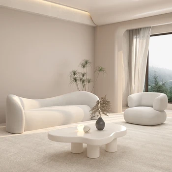 Современные двухместные диваны Для приема Гостей, Защита от царапин, Губка для дивана в гостиной, Прямая поставка Divano Soggiorno Funiture