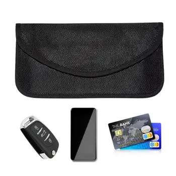 Сумка для блокировки сигнала GPS RFID Fara-day Bag, защитная сумка-клетка, кошелек, чехол для телефона, защита конфиденциальности мобильного телефона, сумки для защиты от шпионажа