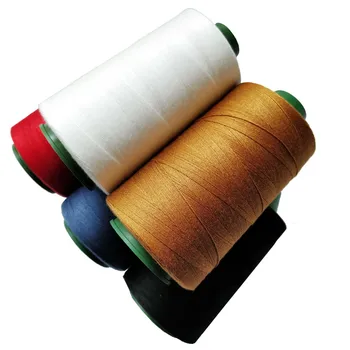 Цветная полиэфирная Высокоскоростная швейная нить, Джинсовая нить, Пагода для завязывания, Шитье лоскутного одеяла, Нить ручной работы, 3 Нити, 203